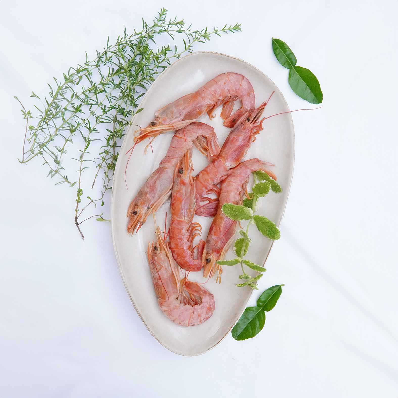 Riesengarnelen auf dem Grill