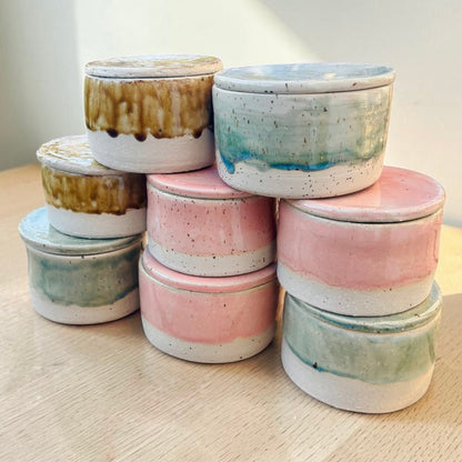 B-Ware Handgemachte französische Butterdosen - Design nach Verfügbarkeit