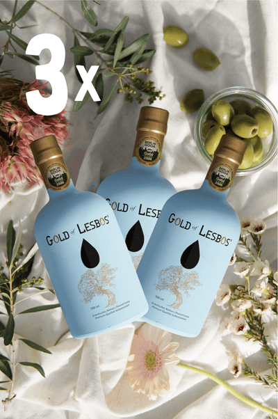GOLD OF LESBOS – Natives Olivenöl Extra 500 ml Flasche
