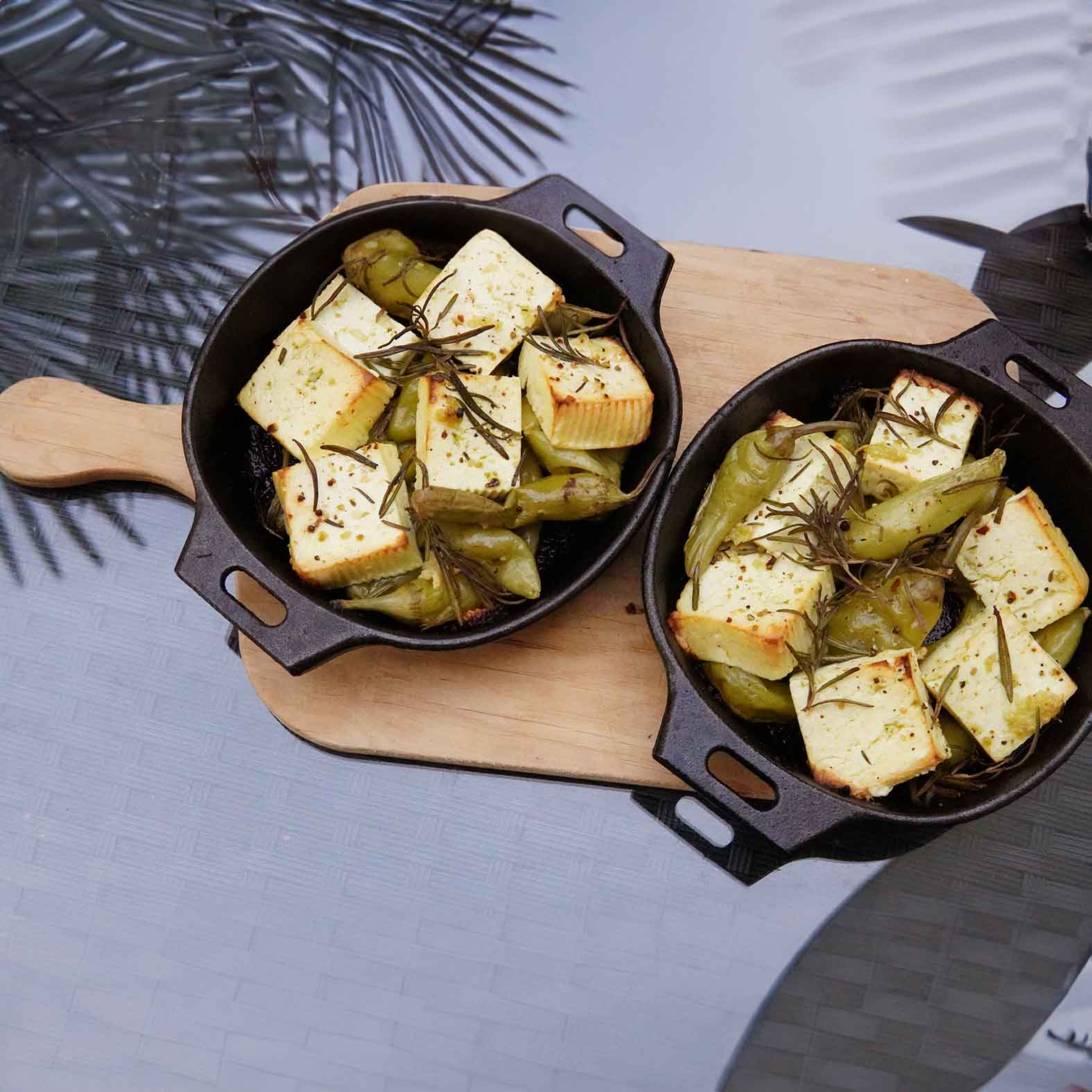 Grillen mit Fetakäse